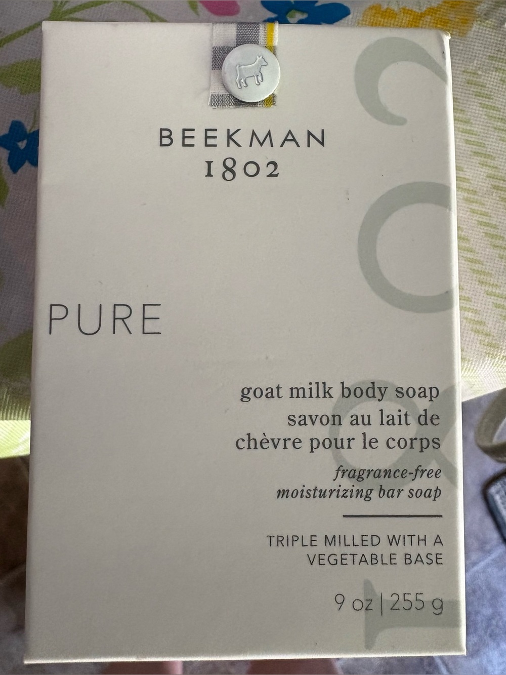 Beekman 1802 Pure Goat Milk Bar Soap 9 oz Brand New Sealed